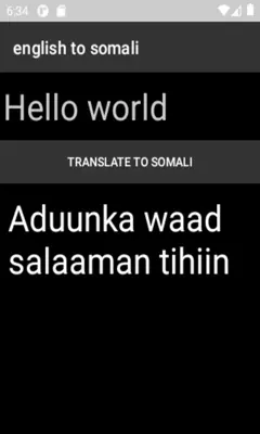 english to somali translator android App screenshot 3